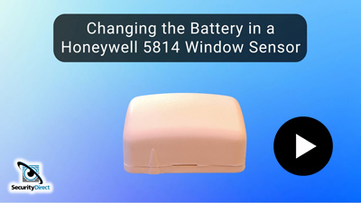 Changing the Battery in a Honeywell 5814 Window Sensor