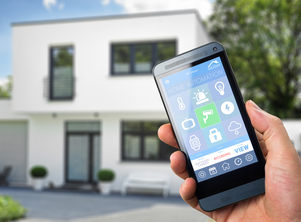 Smart home technology on app