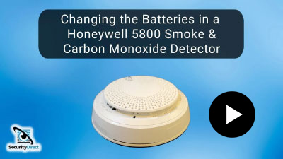 Changing the Batteries in a Honeywell 5800 Smoke/Carbon Monoxide Detector