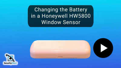 Changing the Battery in a Honeywell HW5800 Window Sensor